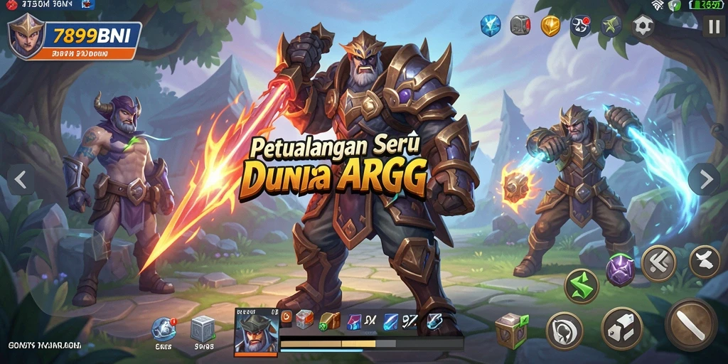 Tampilan seru gameplay ARPG dalam 789BNI yang memukau.