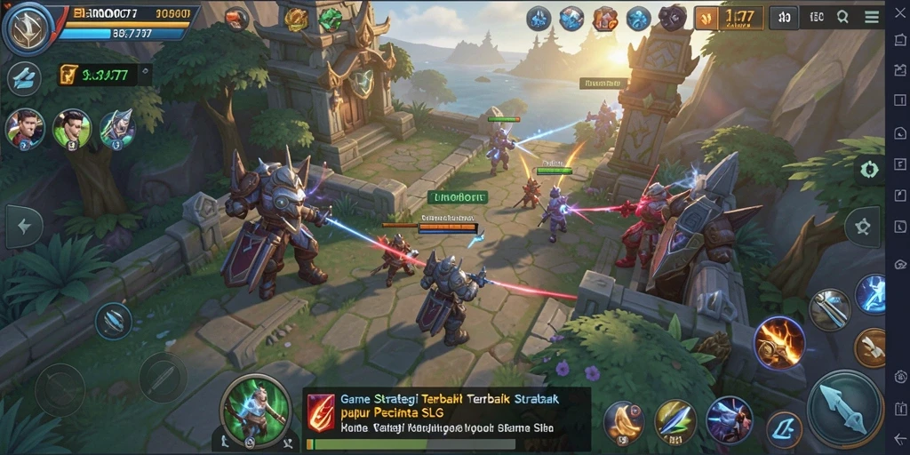 Tampilan gameplay menarik dari BROMO77 dengan aksi strategis.