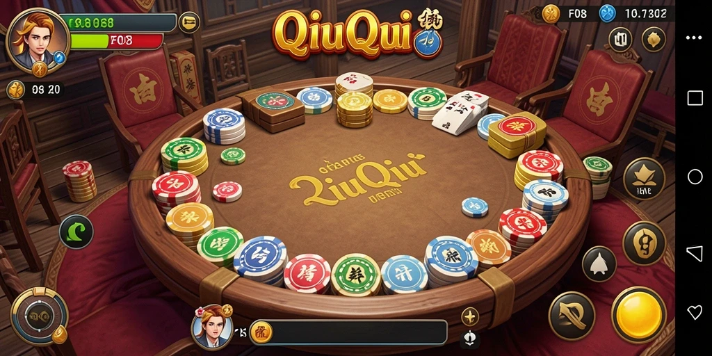 Tampilan gameplay QiuQiu yang menarik dan penuh aksi.