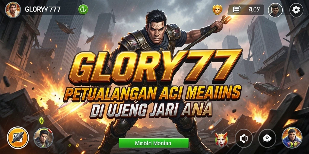 Tampilan gameplay intens dalam GLORY777 yang penuh aksi.