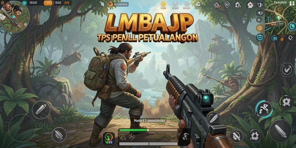 Tangkapan layar dari gameplay intens di LMBAJP.