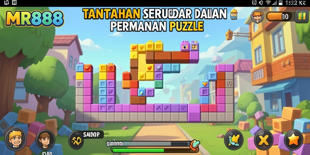 Screenshot gameplay MR888 dengan berbagai tantangan puzzle yang menarik.
