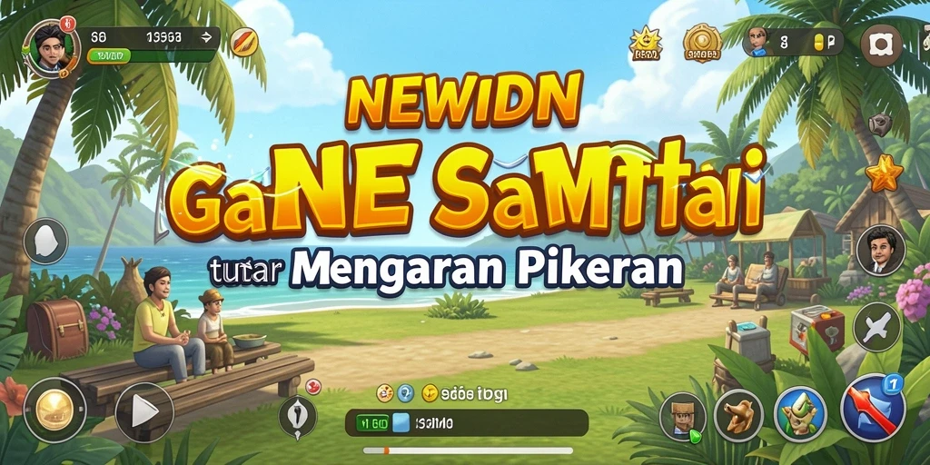 Tangkapan layar gameplay NEWIDN yang menunjukkan keseruan permainan santai.