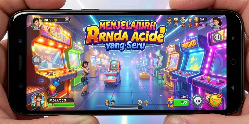 Screenshot menunjukkan gameplay seru dari RK55.