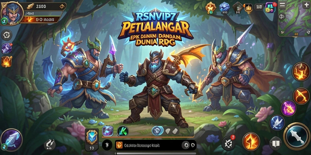 Tampilan menarik dari gameplay <strong>RSNVIP7</strong> yang penuh dengan aksi RPG.