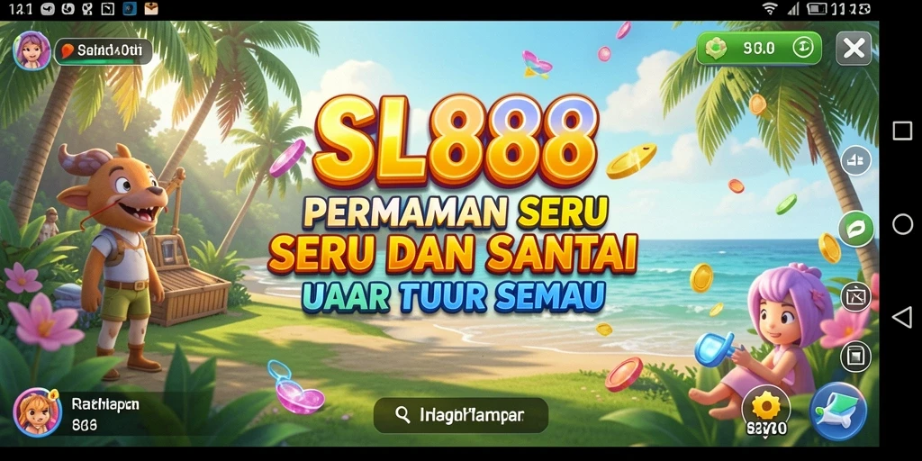 Tampilan gameplay SL888 yang menarik dan seru di setiap level.