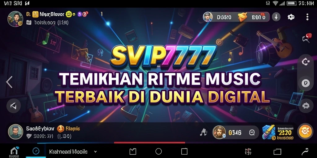 Tampilan gameplay SVIP777 yang seru dan interaktif saat bernyanyi.