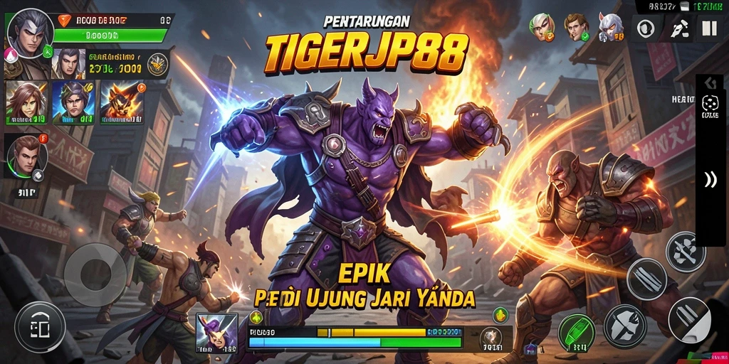 Gameplay seru dan mendebarkan di TIGERJP88 dengan pertarungan epik.