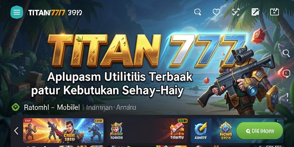 Tampilan utama TITAN777 dengan fitur manajemen tugas dan pengingat.