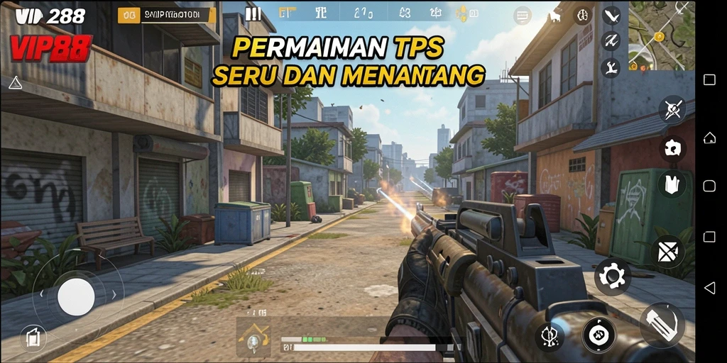 Screenshot menampilkan aksi mendebarkan dalam TPS VIP288.